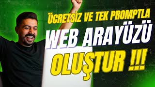 3 Dakikada Ücretsiz Web Sitesi! Yapay Zekayla Sıfır Kodlamayla Mümkün / Reklam D