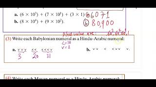 Babylonian to Hindu Arabic