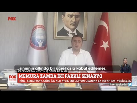 Genel Başkanımız Kadem Özbay, Fox Tv Ana Haber`e yaptığı değerlendirmede; 