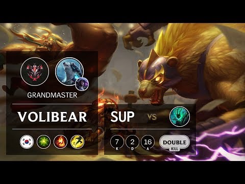 Volibear Support vs Thresh - KR Grandmaster Patch 9.12