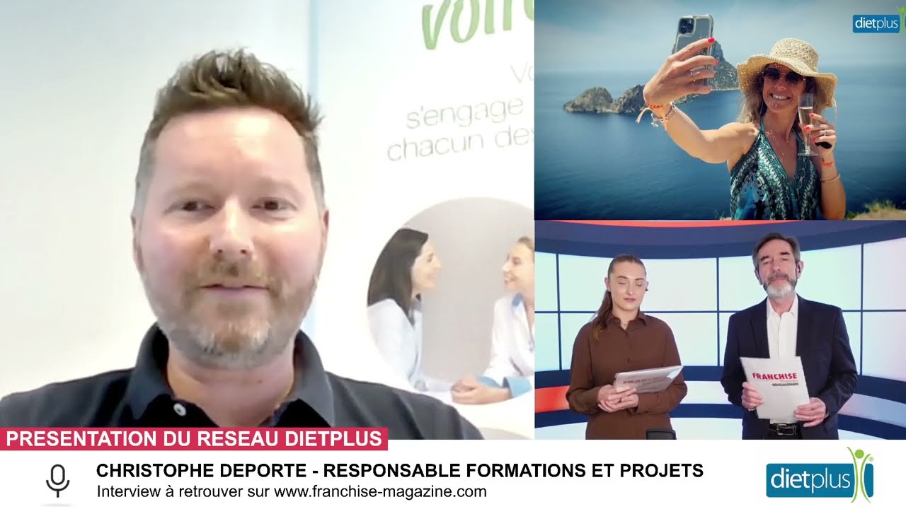 « L&rsquo;interview vidéo des franchiseurs » Dietplus présentation du réseau, interview par Franchise Magazine – 1/3