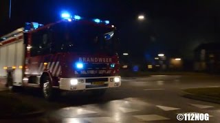 preview picture of video 'Brandweer Putten TS06-7431 met spoed naar schoorsteenbrand Voorthuizerstraat Putten'