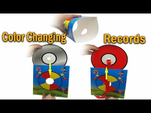 Voir la vidéo Color Changing Record - Pochette et Rubans