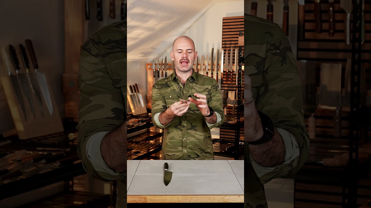 Hybrid Japanese Chef's Knife | Enso SG2 Stainless Steel 101 Layer Damascus | Weighted Micarta Handle