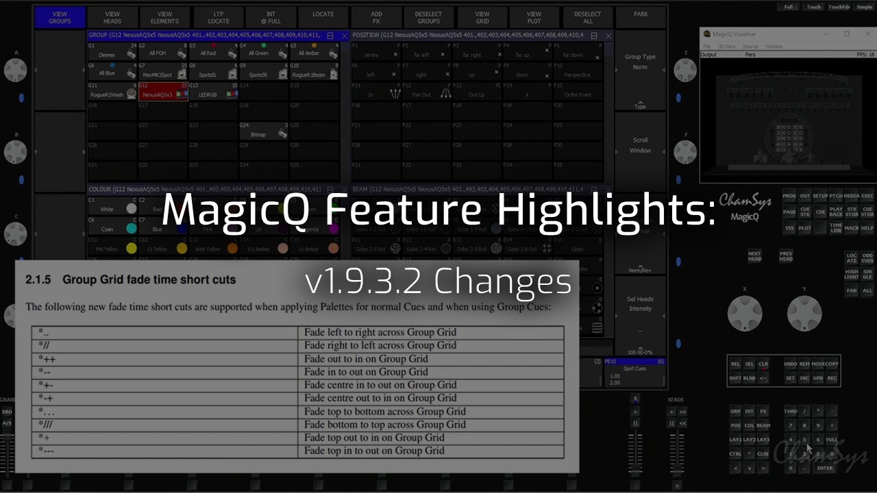 MagicQ v1.9.3.2 Beta Features