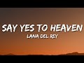 Lana Del Rey Say Yes To Heaven Lyrics