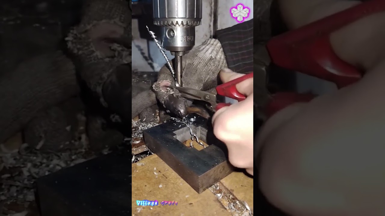 この布手袋はドリルを巻きやすい