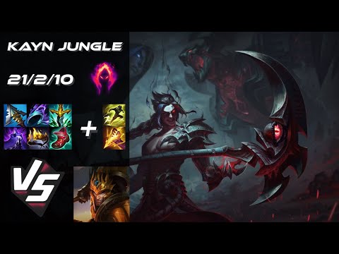 JUNGLE Kayn vs Jarvan IV - NA Grandmaster Patch 25.19