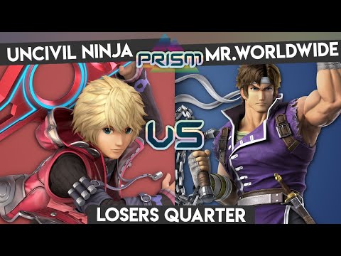 PRISM 209 - Uncivil Ninja (Shulk) vs Mr Worldwide (Richter) - Losers Quarter - Smash Ultimate Single