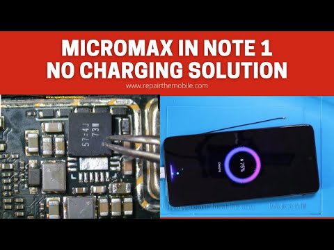 Micromax in Note 1 No Charging Solution | Compatible Charging IC
