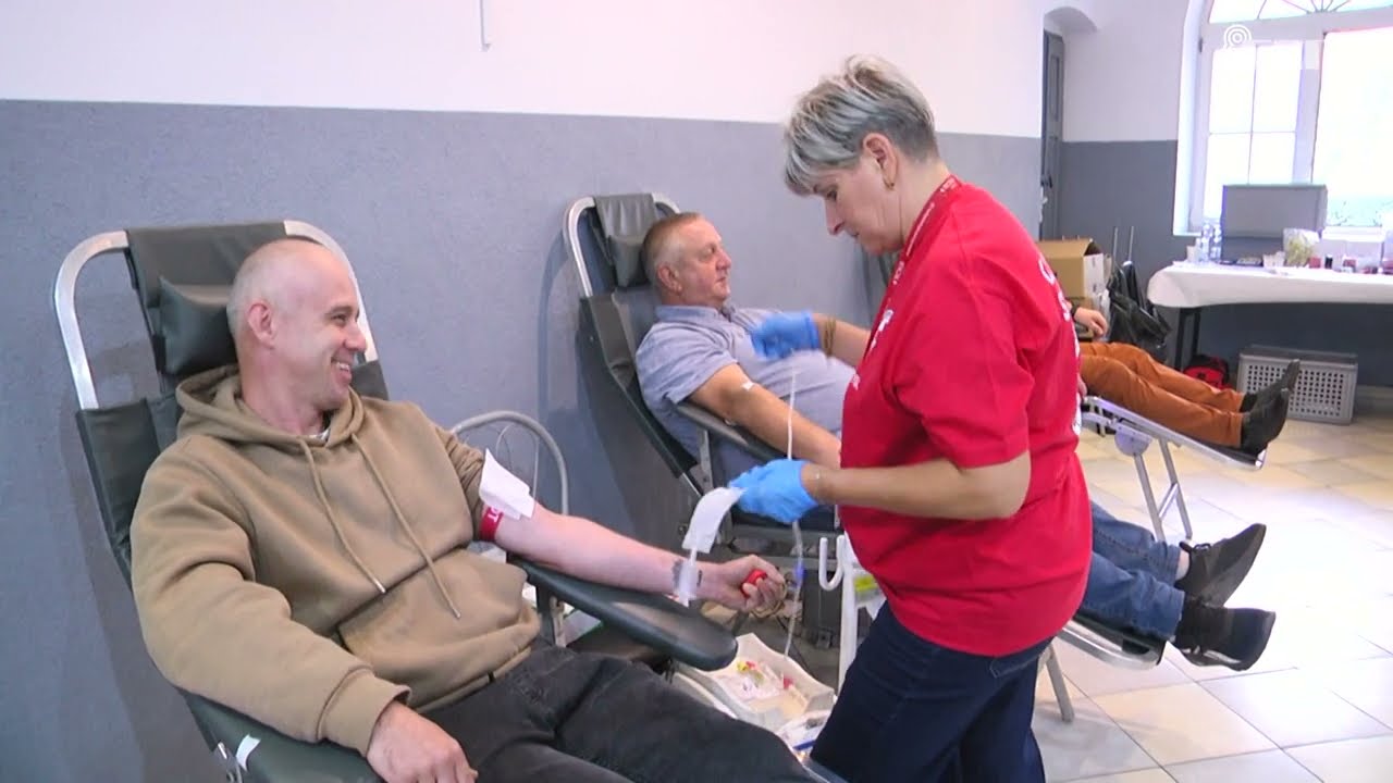 Zbiórka krwi u sieradzkich krwiodawców