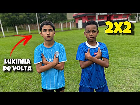 Lukinha e Heitorzinho jogaram um 2x2 no campo 😱🔥