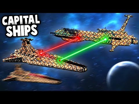 STAR WARS Space Battles - NO Gravity CAPITAL SHIPS (Forts Star Wars Mods)