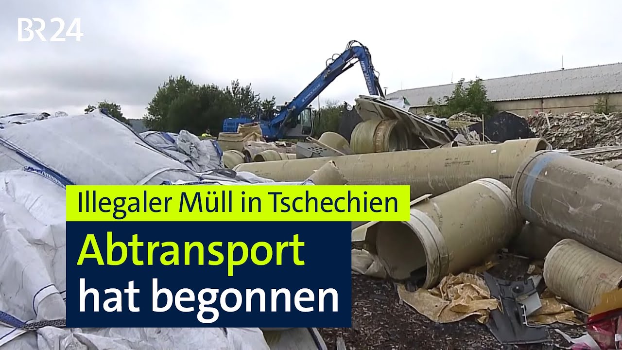 Abtransport läuft: Illegaler Müll aus Tschechien wird abgeholt | Abendschau | BR24