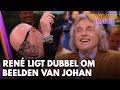 René ligt dubbel om 'Joe Biden-achtige' beelden van Johan: 'Dit is goed, man!' | VANDAAG INSIDE