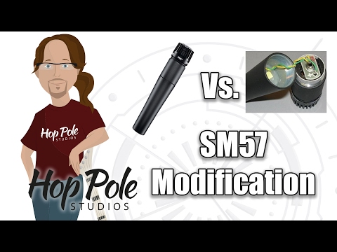 Modifying an SM57 - Removing the transformer (TapeOp Mod) and changing the impedance