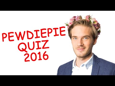 PEWDIEPIE QUIZ 2016