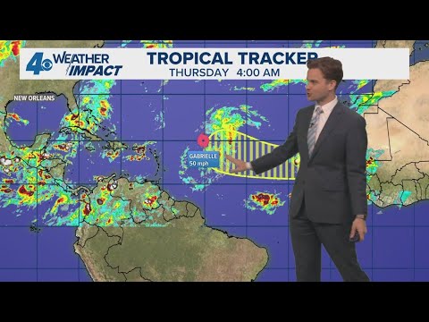 Tropical Weather Impact: Gabrielle forecast to become hurricane