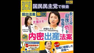 国民民主党  サブチャンネル 内密出産法 6月8日