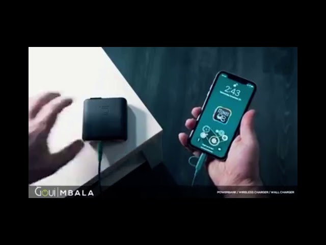 مبالا بطارية 8000 شاحن جداري لاسلكي