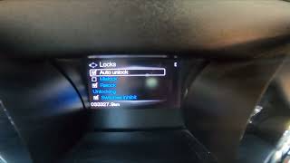 How to Find and Manage Door Lock Settings in Ford Mustang VI ( 2014 – now )