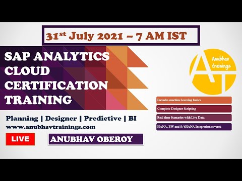 SAP Analytics Cloud Tutorial with LIVE Data Connections | Analytics Cloud Live Training | HANA Data
