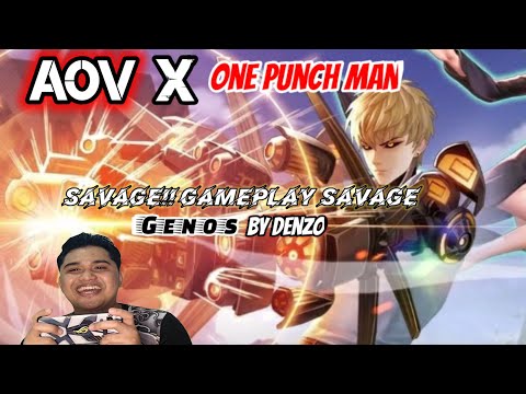 AoV X One Punch Man?! Auto Savage Review skin Genos!!