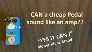 Video thumbnail for CAN the MOOER BLUES MOOD overdrive pedal sound like a "REAL AMP" ? by Alex Zilinski Guitar