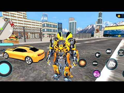 Bumblebee The Transformers Robot jet Bike Car Transformation Game 2020 - Android Gameplay
