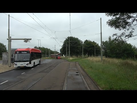 HTM tramlijn 1 Scheveningen Noord - Delft Tanthof | GTL8 3111 | 2020