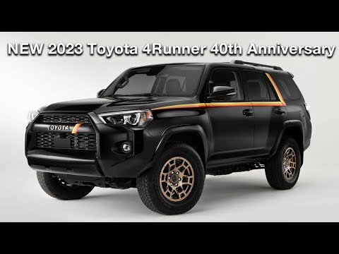 New 2023 Toyota 4Runner 40th Anniversary Special Edition