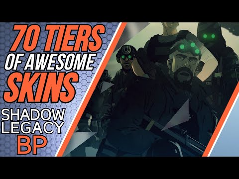 70 Tiers of Awesome Skins - Shadow Legacy Battlepass | Rainbow 6
