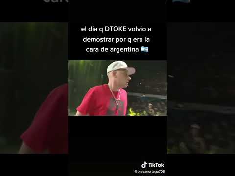 DTOKE DEMUESTRA POR QUÉ ERA LA CARA DE ARGENTINA #SHORTS