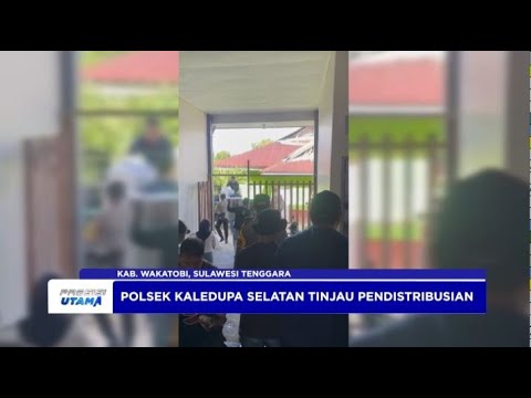DISTRIBUSI LOGISTIK PILKADA DI KALEDUPA SELATAN GUNAKAN PERAHU BODI BATANG