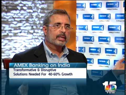 Govt’s Cashless Society Vision : American Express Remains Upbeat  - Part 1
