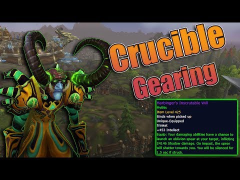 BFA  - 8.1.5 Crucible of Storms Cloth DPS GEAR/SIMS! Harbinger's Trinket is OP! Start Saving Coins!