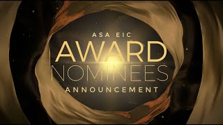 ASA 2021 EIC Nominee Announcement