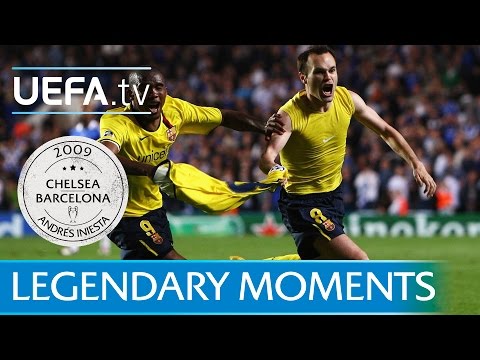Barcelona's Iniesta breaks Chelsea hearts (2009)