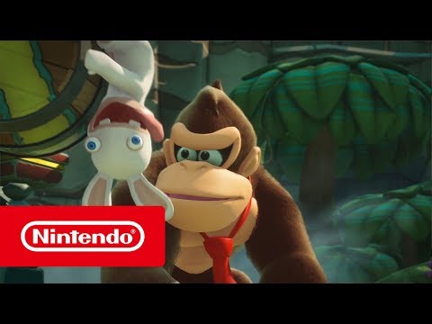 Mario + Rabbids Kingdom Battle - Donkey Kong Adventure - E3 2018 Trailer