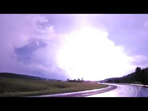 08-12-2021 Williamsport, PA - Lightning Insanity As Central Pennsylvania Is Hammered By Severe Thund