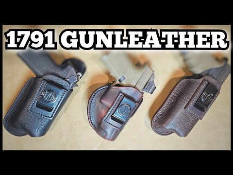 1791 Gunleather / Smooth Concealment / Fair Chase / 3-Way Concealment Holsters