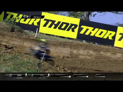 Geerts passes Beaton - MX2 Race 2 - MXGP of Emilia Romagna #Motocross
