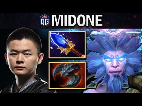 OG.MIDONE MONKEY KING WITH SATANIC-AGHANIMS - DOTA 2 7.27 GAMEPLAY