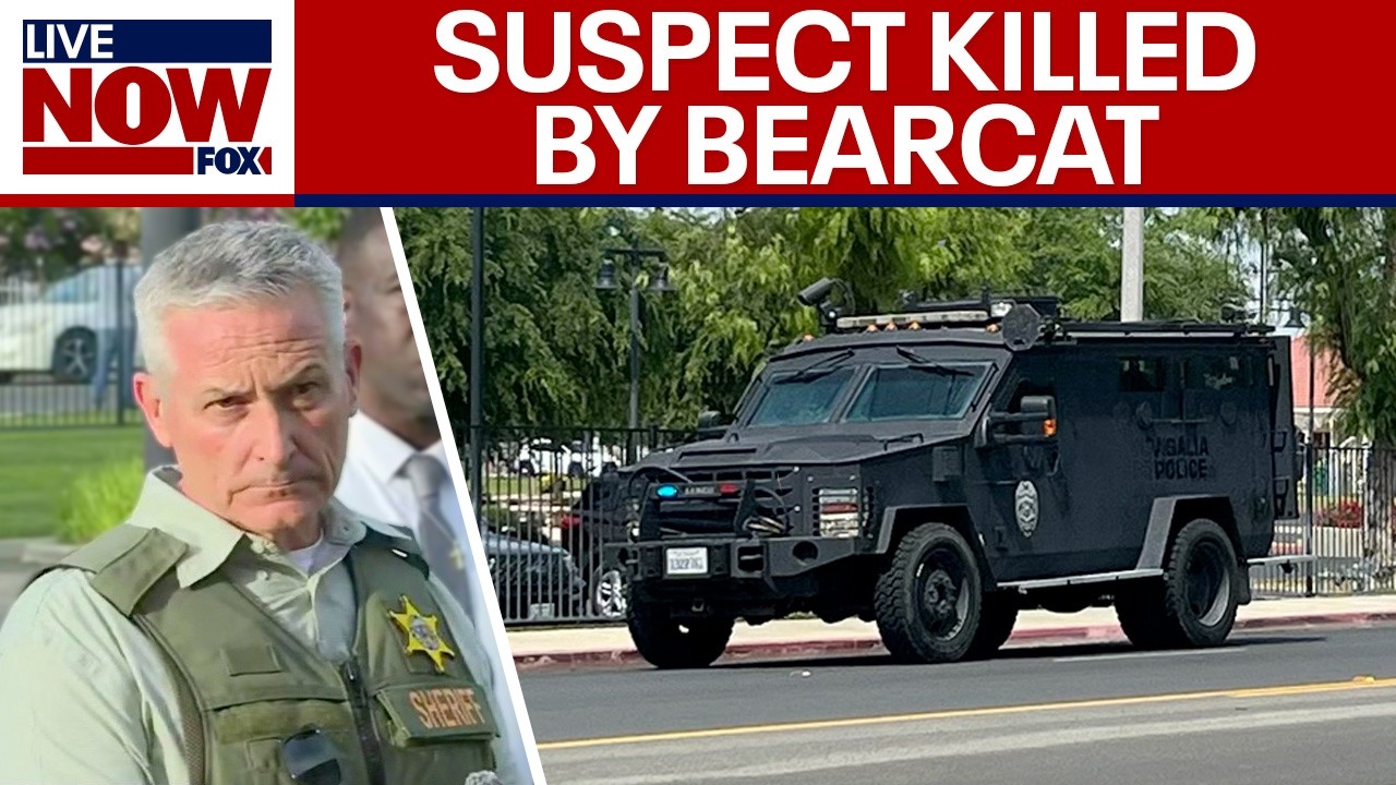 Bearcat runs over, kills shooting suspect in CA