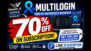 GET 70% DISCOUNT ON MULTILOGIN SUBSCRIPTION ONLY FOR LIMITED CUSTOMERS AND LIMITED TIME