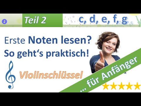 Learning to read music - Lesson 2 | The very first 5 notes