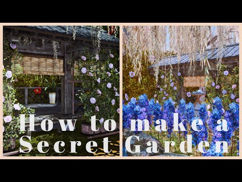 FFXIV How To Make a Secret Garden Housing Guide and Tutorial