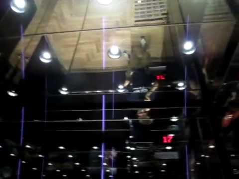 High-Rise Mirrored Dover (Custom Impulse) Elevators @ the Koury Convention Center, Greensboro NC