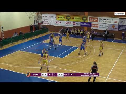 WABA Superleague R6 (23/02/2017): Play Off Ultra - Athlete Celje (First Half)