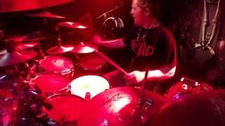 Dan Presland (Ne Obliviscaris) Pyrrhic drum cam Italy